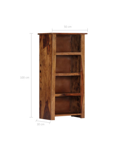 Libreria 50x30x100 cm in Legno Massello