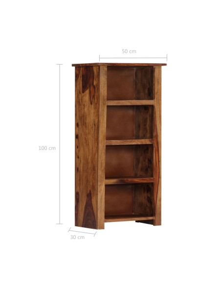 Libreria 50x30x100 cm in Legno Massello