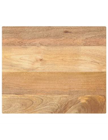Piano per Tavolo 60x50x2,5 cm Rettangolare Legno Massello Mango