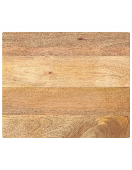 Piano per Tavolo 60x50x2,5 cm Rettangolare Legno Massello Mango