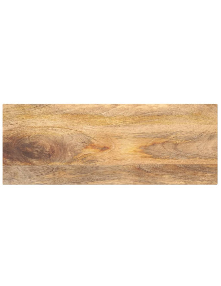 Piano per Tavolo 70x40x2,5 cm Rettangolare Legno Massello Mango