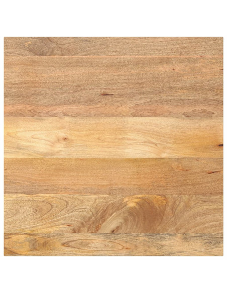 Piano per Tavolo 80x80x2,5 cm Quadrato Legno Massello di Pino