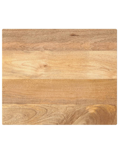 Piano per Tavolo 60x50x3,8 cm Rettangolare Legno Massello Mango