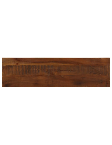 Piano Tavolo 100x20x2,5 cm Rettangolare in Massello di Recupero