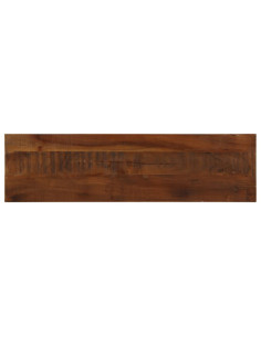 Piano Tavolo 100x40x2,5 cm Rettangolare in Massello di Recupero