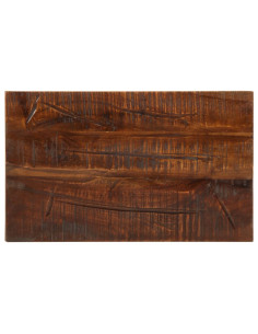 Piano Tavolo 60x30x2,5 cm Rettangolare in Massello di Recupero