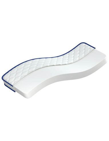 Materasso Viscoelastico Bianco 70x200x17 cm Morbido