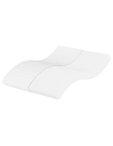 Materasso in Schiuma Bianco 120x220 cm Durezza H2 H3