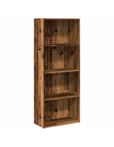Libreria Legno Antico 60x30x152 cm in Legno Multistrato