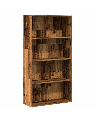 Libreria Legno Antico 80x30x152 cm in Legno Multistrato