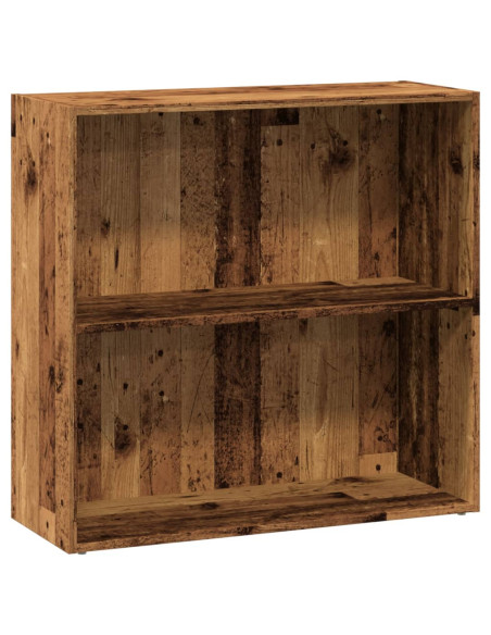 Libreria Legno Antico 80x30x77 cm in Legno Multistrato