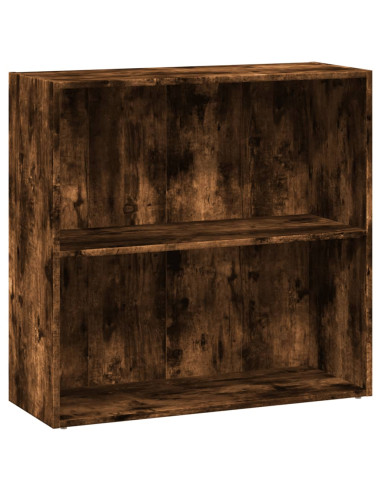 Libreria Rovere Fumo 80x30x77 cm in Legno Multistrato