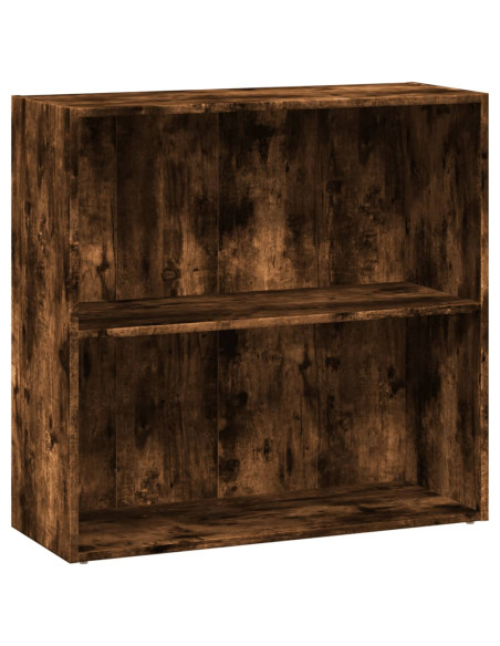 Libreria Rovere Fumo 80x30x77 cm in Legno Multistrato