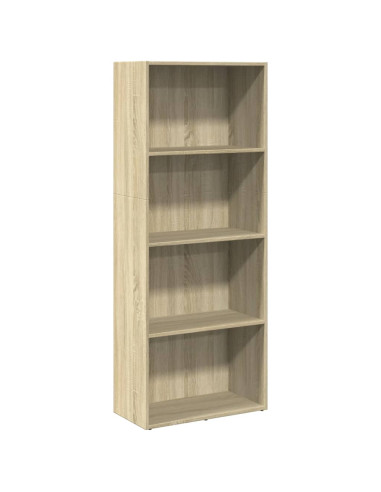 Libreria Rovere Sonoma 60x30x152 cm in Legno Multistrato