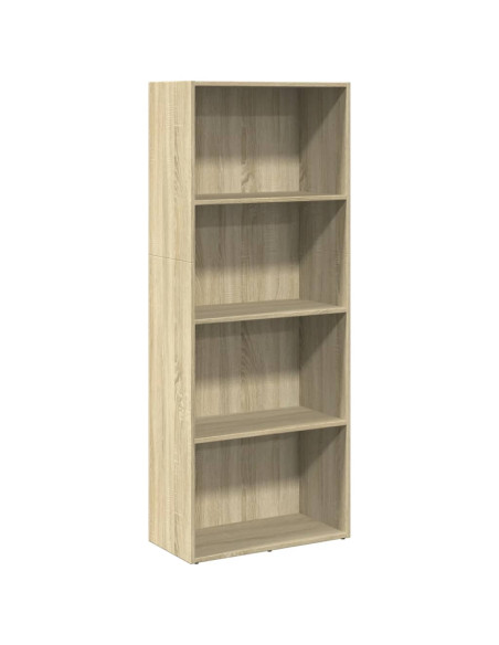 Libreria Rovere Sonoma 60x30x152 cm in Legno Multistrato