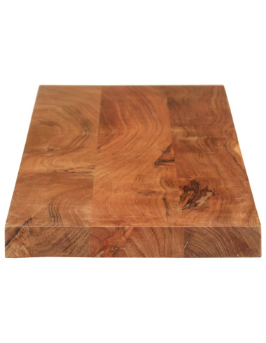 Piano per Tavolo 110x20x2,5 Rettangolare Legno Massello Acacia