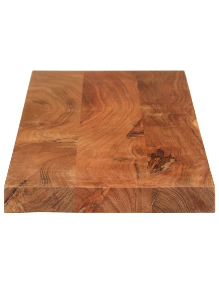 Piano per Tavolo 110x20x2,5 Rettangolare Legno Massello Acacia