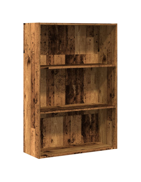 Libreria Legno Antico 80x30x114 cm in Legno Multistrato