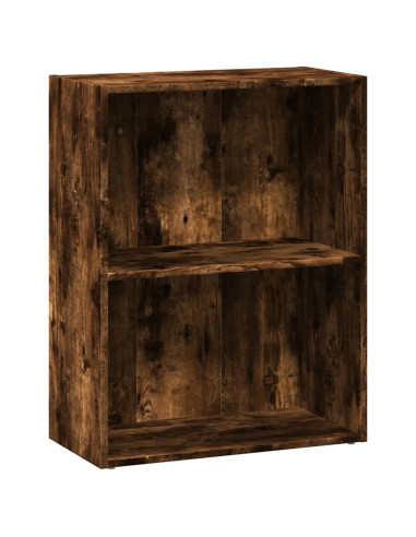 Libreria Rovere Fumo 60x30x77 cm in Legno Multistrato
