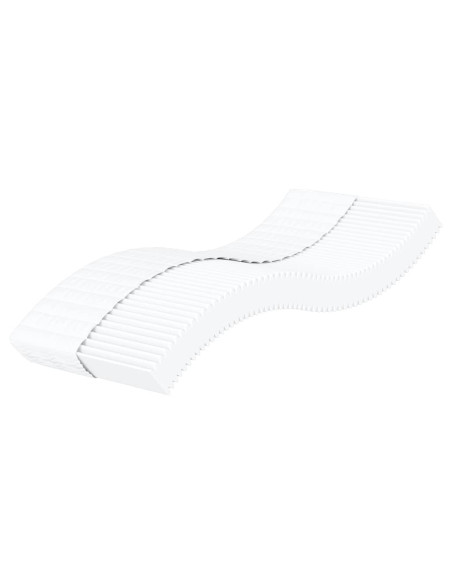 Materasso in Schiuma Bianco 80x210 cm Durezza H2 H3