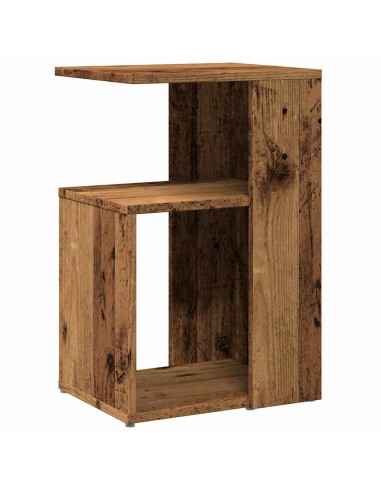 Tavolino da Salotto Legno Antico 36x30x56 cm Legno Multistrato
