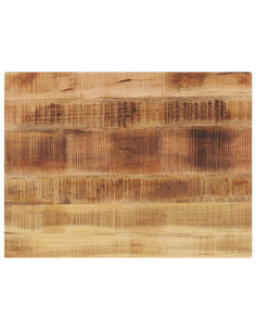 Piano per Tavolo 90x60x3,8 cm Rettangolare Legno Mango Grezzo