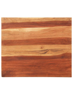 Piano Tavolo in Legno Massello di Acacia 25-27 mm 60x70 cm