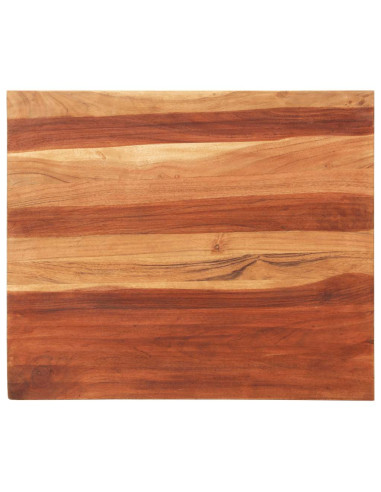 Piano Tavolo in Legno Massello di Acacia 25-27 mm 60x70 cm