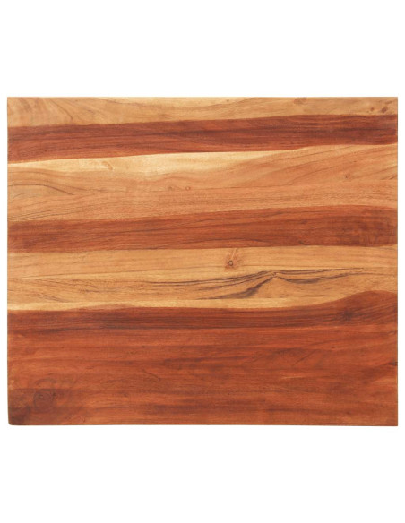 Piano Tavolo in Legno Massello di Acacia 25-27 mm 60x70 cm