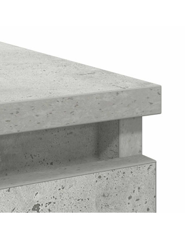 Credenza con Cassetti Grigio Cemento 71x35x84 cm in Truciolato