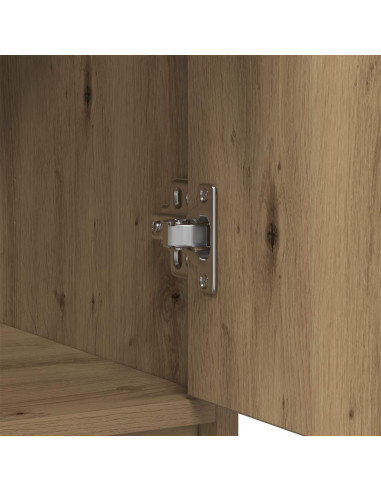 Credenza con Cassetto Rovere Artigianale 80x34x76 cm Truciolato