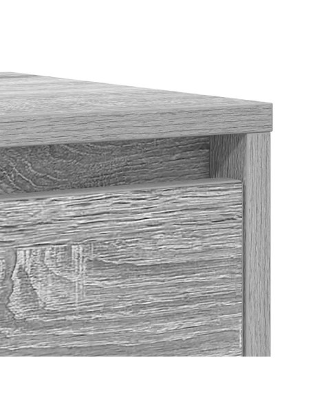 Credenza Grigio Sonoma 29,5x34x76 cm in Legno Multistrato