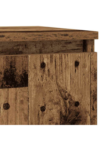 Credenza Legno Antico 29,5x34x76 cm in Legno Multistrato