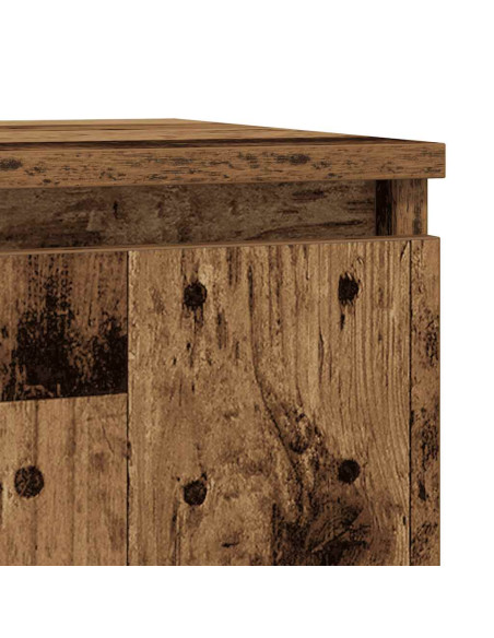 Credenza Legno Antico 29,5x34x76 cm in Legno Multistrato