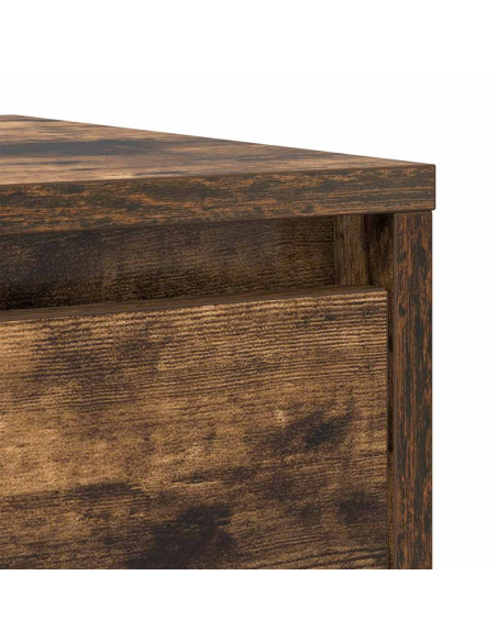 Credenza Rovere Fumo 29,5x34x76 cm in Legno Multistrato