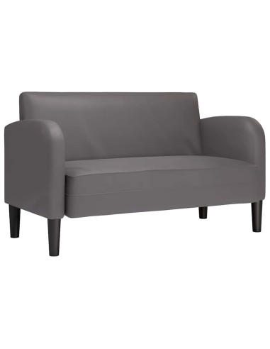 Divano Divanetto Grigio 110 cm in Similpelle