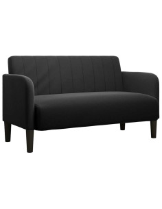 Divano Divanetto Nero 109 cm in Velluto