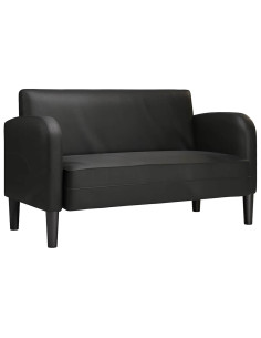 Divano Divanetto Nero 110 cm in Similpelle