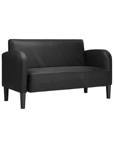 Divano Divanetto Nero 110 cm in Similpelle