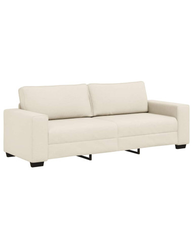 | Divano | con cuscino con cuscino Beige 221 x 77 x 82 cm Tela