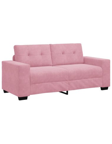 Divano Divanetto Rosa 180x77x82 cm in Velluto