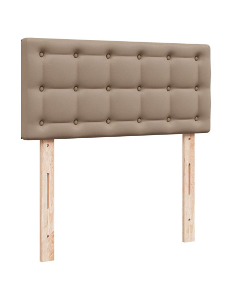 Struttura Letto Pouf con Materassi 160x200 cm Similpelle