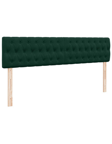 Struttura Letto Pouf con Materassi 200x200 cm Velluto