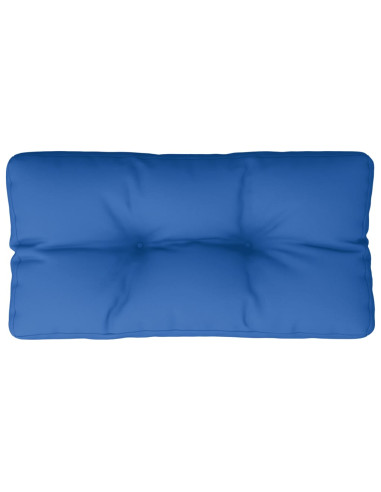 Cuscino per Pallet Blu Reale 80x40x12 cm in Tessuto