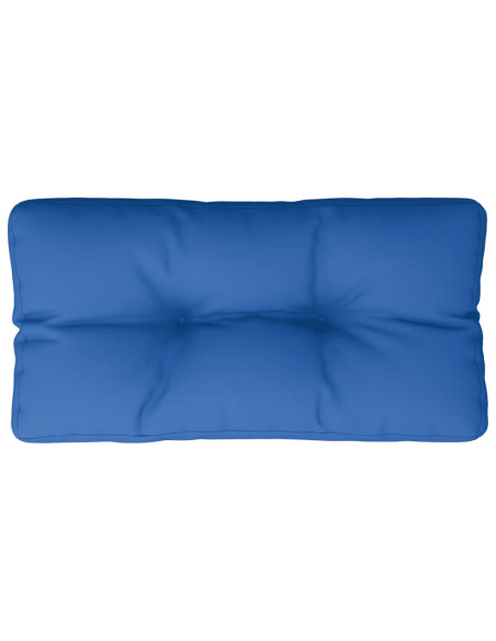 Cuscino per Pallet Blu Reale 80x40x12 cm in Tessuto
