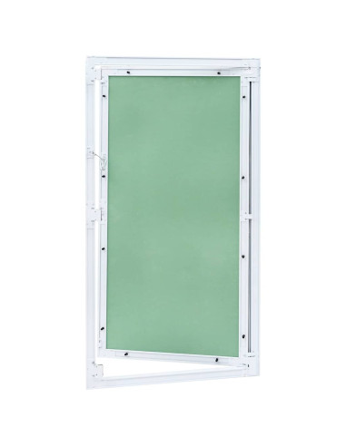 Pannello di Accesso Verde e Argento 45 x 85 cm
