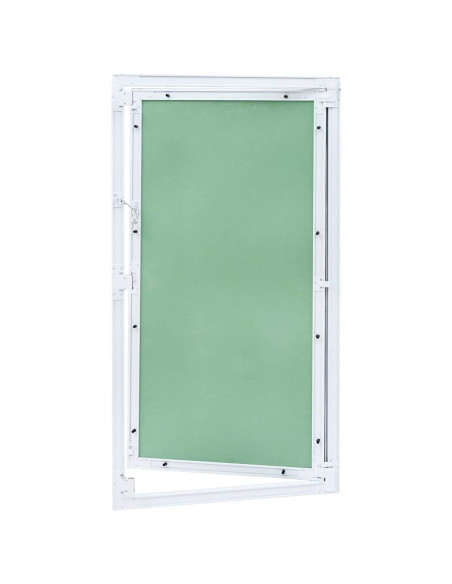 Pannello di Accesso Verde e Argento 45 x 85 cm