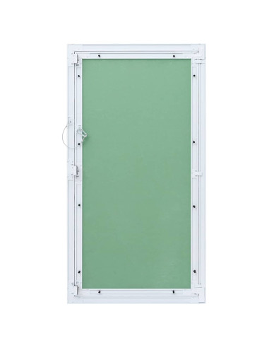 Pannello di Accesso Verde e Argento 45 x 85 cm
