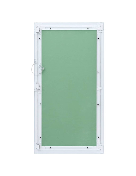 Pannello di Accesso Verde e Argento 45 x 85 cm
