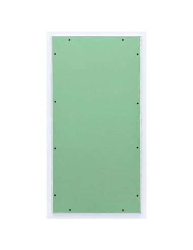 Pannello di Accesso Verde e Argento 45 x 85 cm